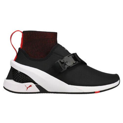 Puma Ferrari Ionf Lace Up Mens Black Sneakers Casual Shoes 306806-01