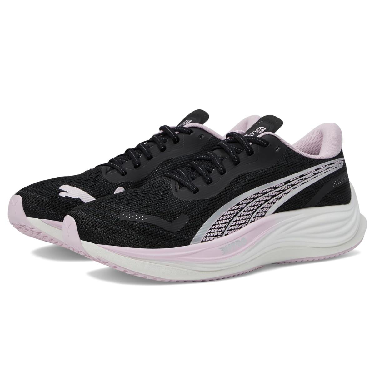Woman`s Sneakers Athletic Shoes Puma Velocity Nitro 3 PUMA Black/PUMA Silver/Grape Mist