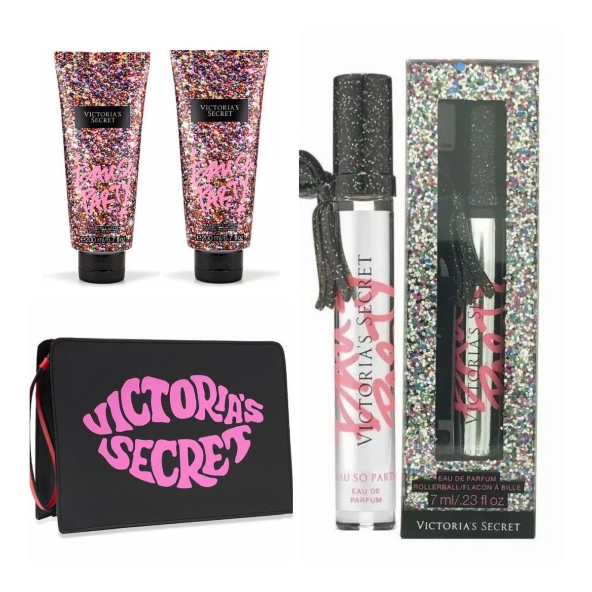 Victoria`s Secret Eau SO Party Eau de Parfum Rollerball / Lotion 2 / Beauty Bag