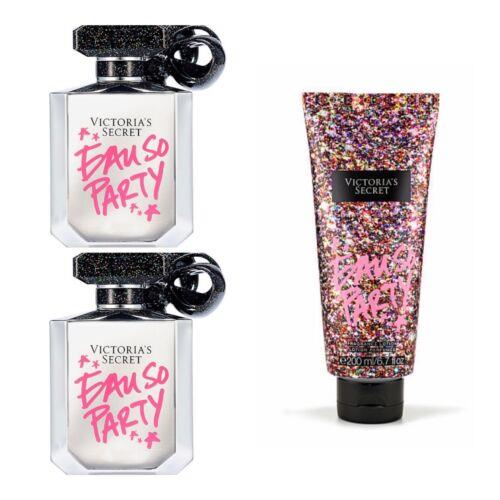 Victoria`s Secret Eau SO Party Eau de Parfum 1.7 Fl.oz. 2 and Lotion