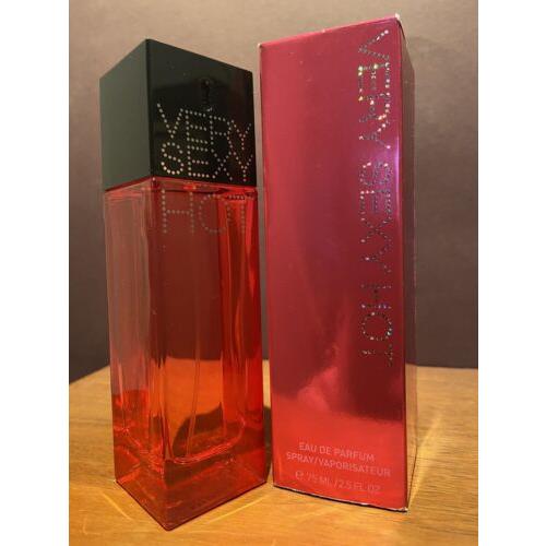 Victoria`s Secret Very Sexy Hot 2.5 oz/75 ml Eau De Parfum Spray Rare