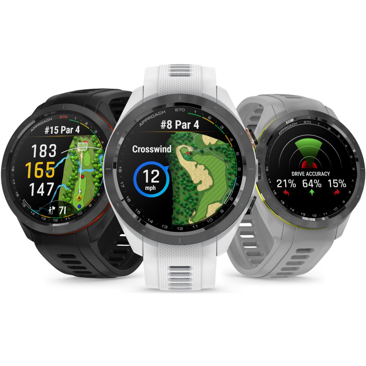 Garmin Approach S70 Golf Gps Smartwatch with Amoled Display 43K Courses
