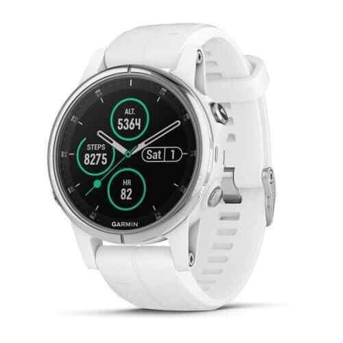 Garmin Fenix 5S Plus Sapphire White with Carrara White Band