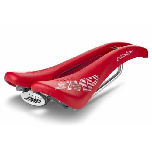 Selle Smp Blaster Saddle with Steel Rails Red