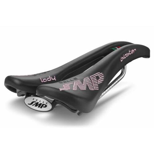 Selle Smp Blaster Saddle with Steel Rails Lady Black