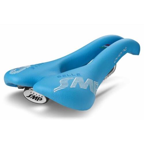 Selle Smp Avant Saddle with Stainless Steel Rails Light Blue