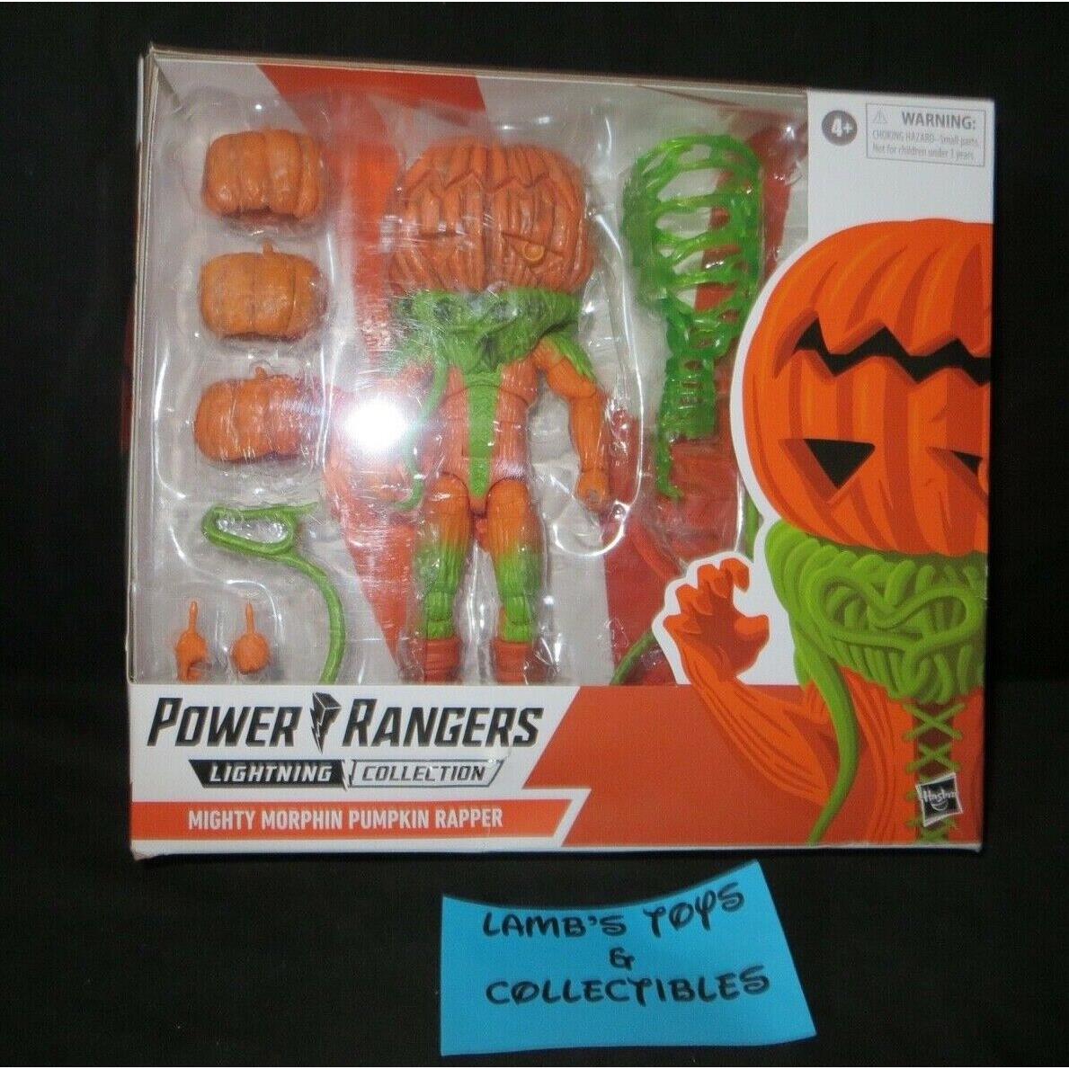 Power Rangers Lightning Collection Mighty Morphin Pumpkin Rapper 6 Figure Toy