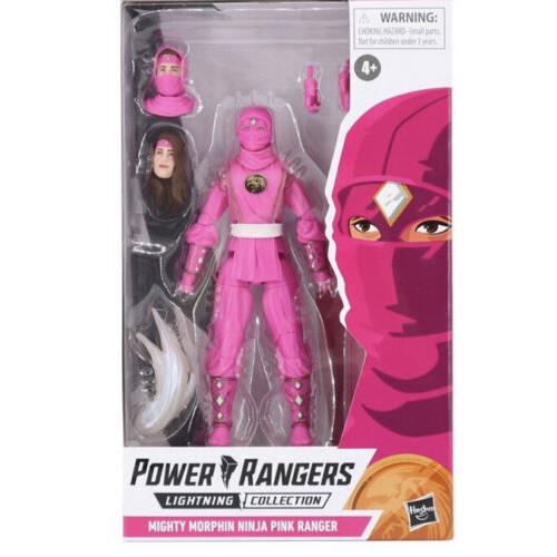 6 Power Rangers Lightning Collection Mighty Morphin Ninja Pink Ranger Action