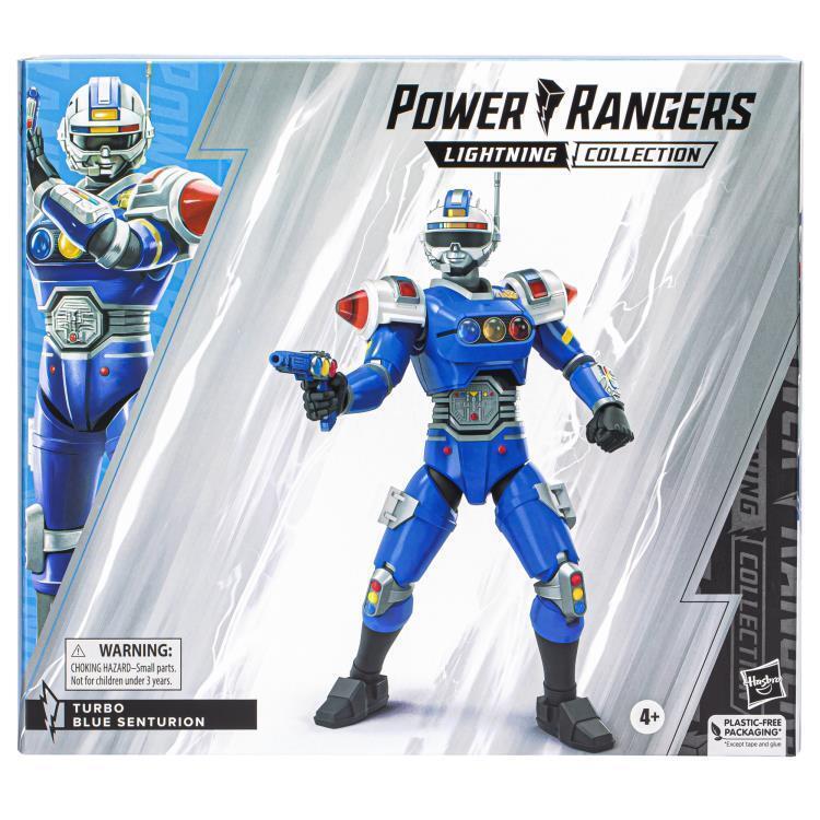 Power Rangers Turbo Lightning Collection Blue Senturion IN Usa Now