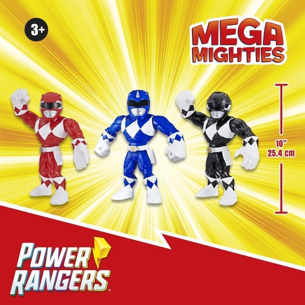Hasbro Mega Mighties 10 Mighty Morphin Power Rangers Action Figures 3-Pack