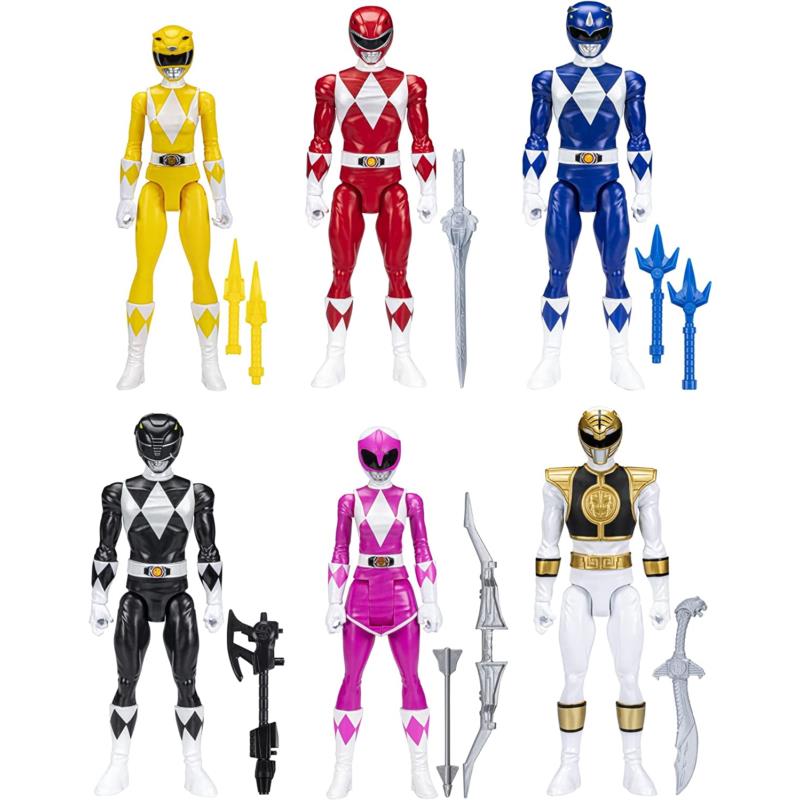 Power Rangers Mighty Morphin Multipack 12 Action Figure 6-Pack Accessories