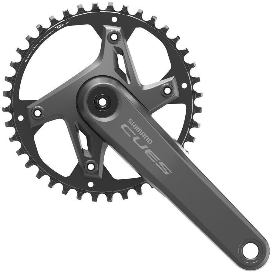 Shimano Cues FC-U6000-1 Crankset - 175mm 9/10/11-Speed 40t Asymmetric 110 Bcd