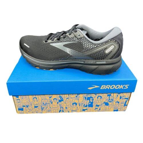 Brooks Ghost 14 Running Neutral Shoes Black/black/ebony US Men 9 D