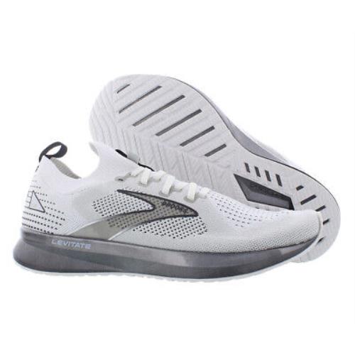 Brooks Levitate Stealthfit 5 Womens Shoes Size 11 Color: White/grey