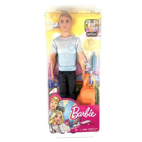 Barbie Dream House Adventures Travel Doll Ken Doll Travel Accessories FWV17