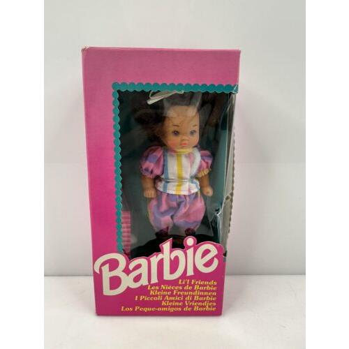 Vintage 1992 Barbie 3537 Li l Friends Doll Pink