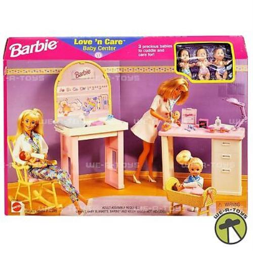 Barbie Love `n Care Baby Center Playset 1998 Mattel 67548-92 Nrfb