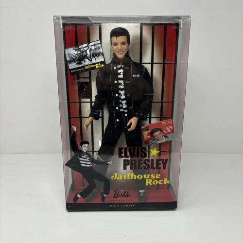 Elvis Presley Barbie Collector Jailhouse Rock Pink Label Nrfb 2009