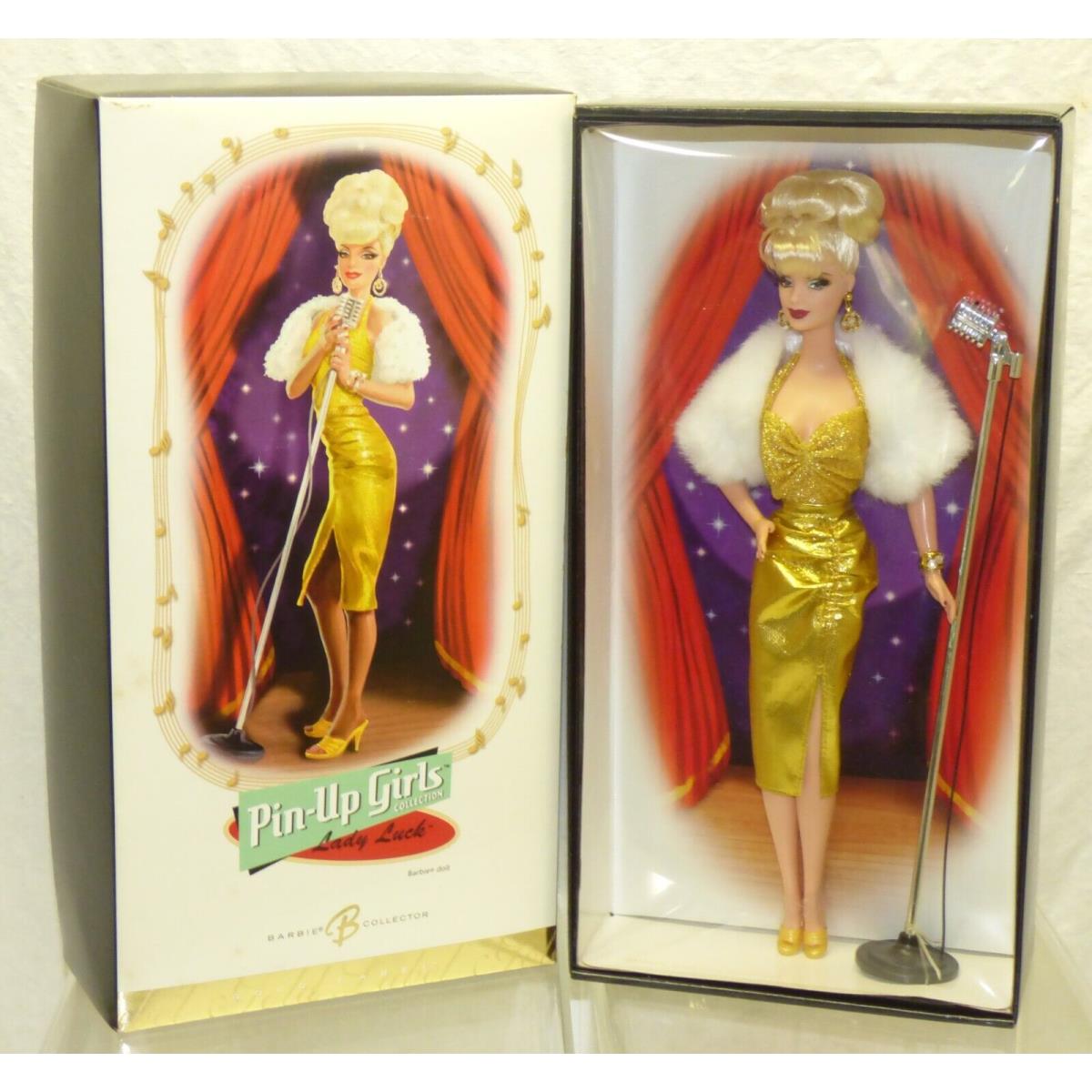 Barbie Lady Luck Pin-up Girls Gold Label J0952 Nrfb Glamorous Doll 2006
