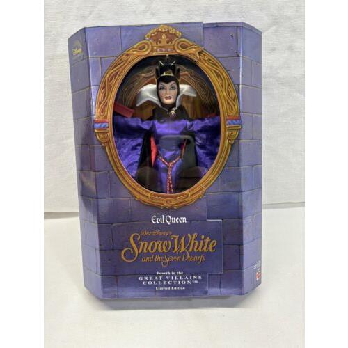 Disney Great Villains Collection Evil Queen From Snow White Barbie 18626 Mint