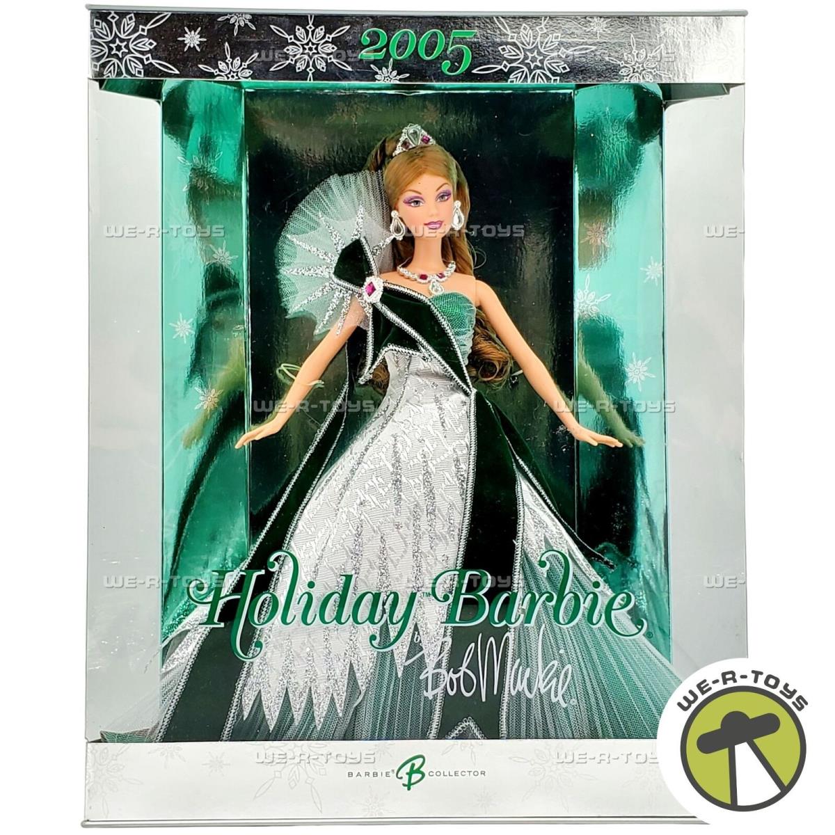 2005 Holiday Emerald Barbie Doll by Bob Mackie Mattel H8583