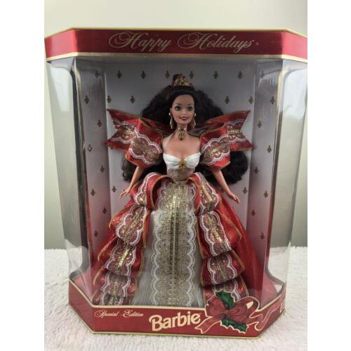 Happy Holidays Barbie Special Edition Gold Backing 1997