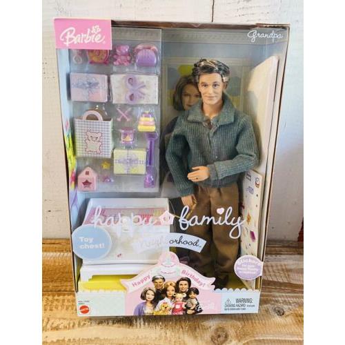 Vintage 2003 Barbie Happy Family Grandpa Mattel B9881