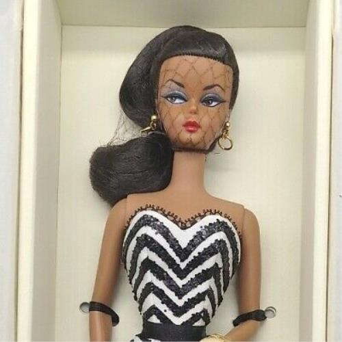 Silkstone Barbie Debut 50th Anniversary Gold Label - African American Nrfb