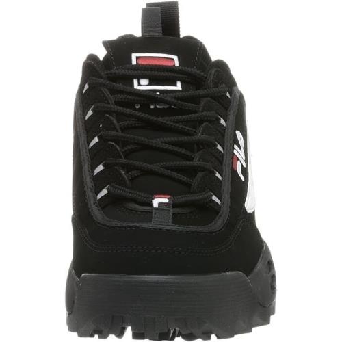 Fila Sport Black Shoes Men Comfort Casual Classic Soft Lace Strada Disruptor II - Black