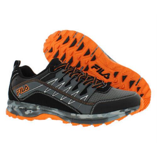 Fila Evergrand Tr 21.5 Mens Shoes - Black/Orange, Main: Black