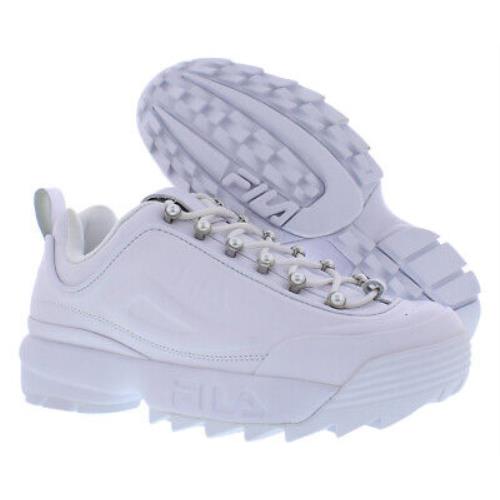 Fila Disruptor Zero Pearl Womens Shoes - White/White/White, Main: White