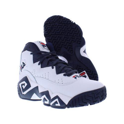 Fila MB Mens Shoes Size 8 Color: White/navy/red