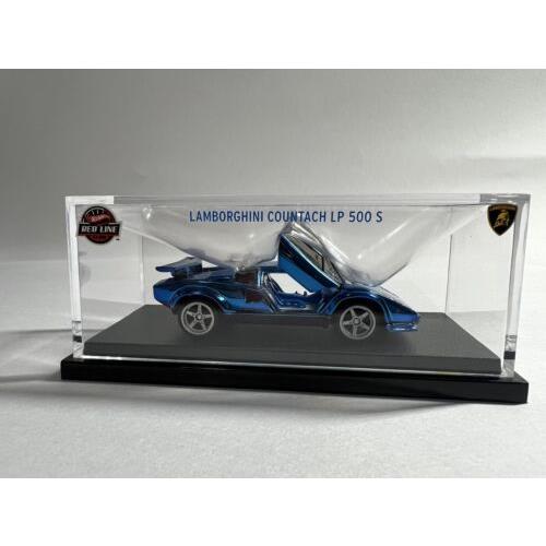 Hot Wheels Red Line Club `82 Lamborghini Countach LP 500 S Rlc Selections Blue