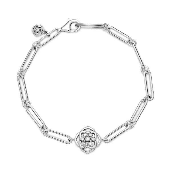 Pandora Rose Petal Link Bracelet Size 16