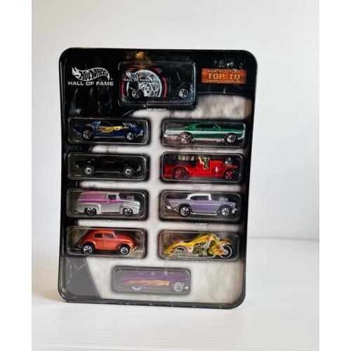 2003 Hot Wheels Hall of Fame Top 10 Car Tin Set Dairy Delivery