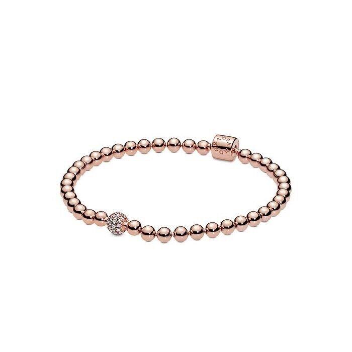Pandora Beads Pave Bracelet Size 21