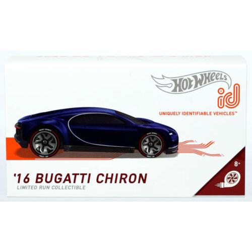 Hot Wheels ID 2016 Bugatti Chiron Limited Run Collectible Series 2 HBG00 Blue