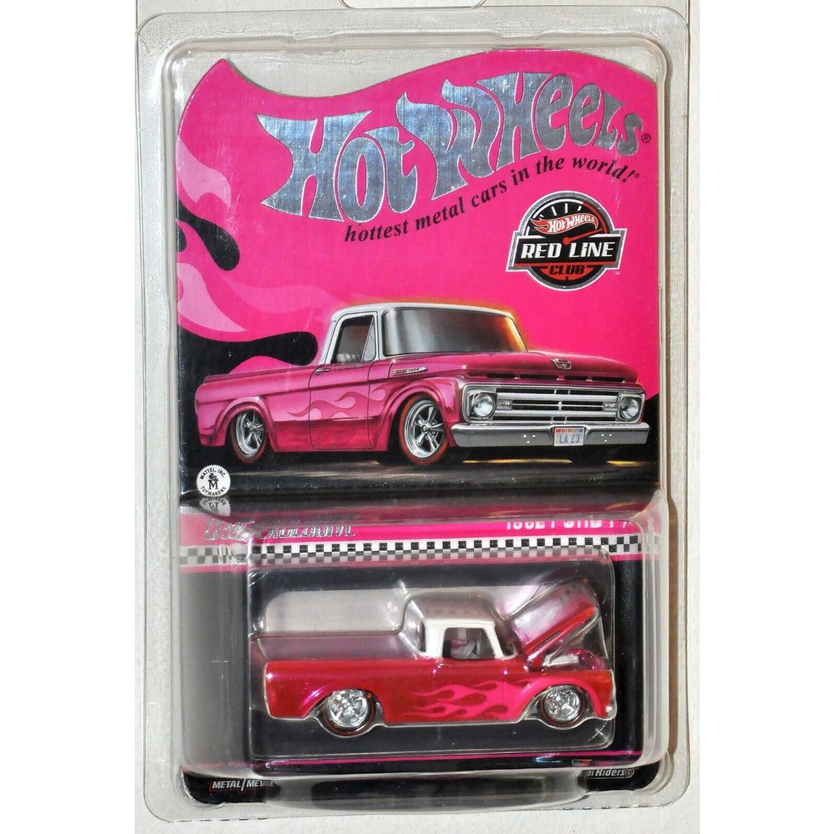 2023 Hot Wheels Rlc Exclusive 1962 Ford F100 Pink Club Exclusive