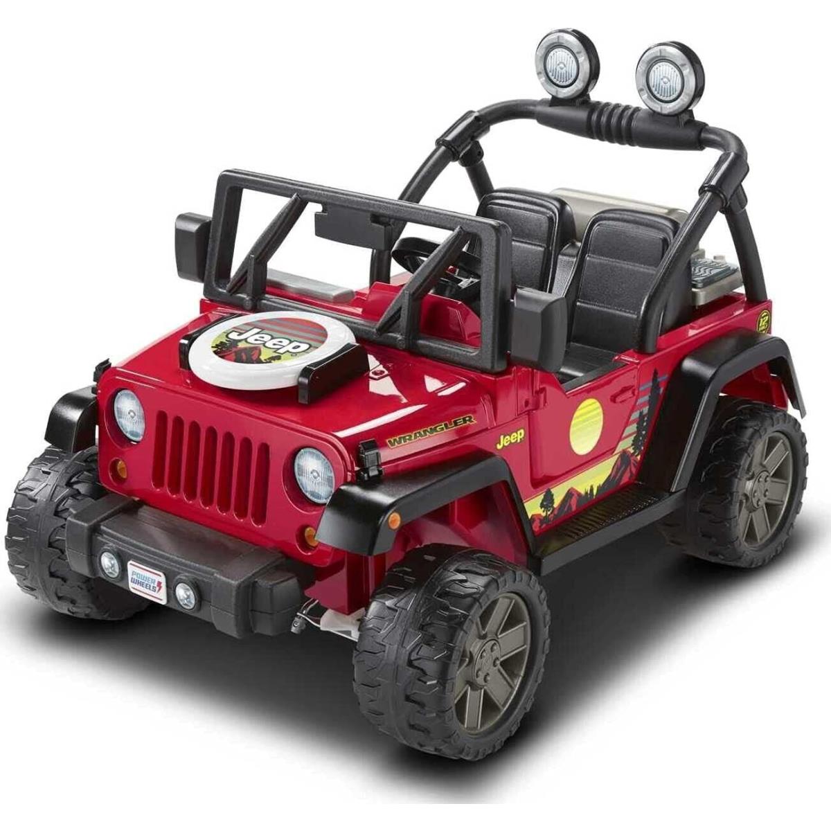 Fisher-price Power Wheels Bbq Fun Jeep Wrangler 12V Battery-powered Distressbox
