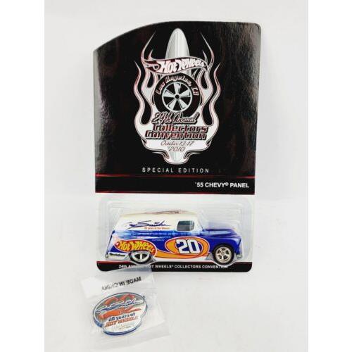 Hot Wheels 24TH Convention `55 Chevy Panel 862 Nice CK208