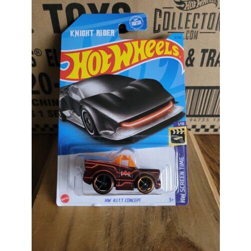 Hot Wheels Package Error Classic T.v Series Batmobile on a Knight Rider Card