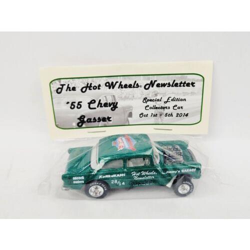 Hot Wheels 28TH Convention `55 Chevy Gasser Green Nice CK189