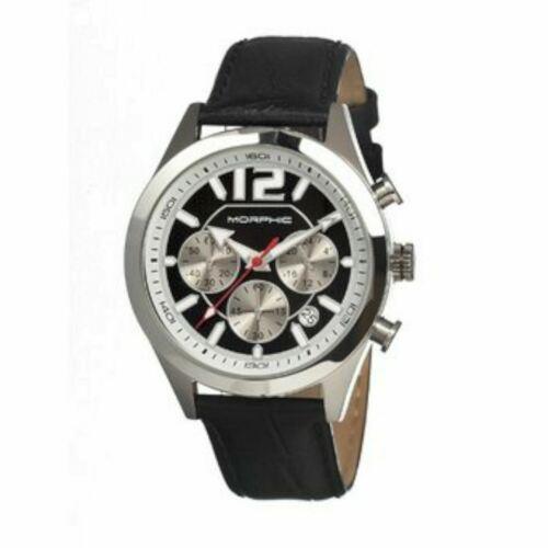 Morphic MPH1501 Men`s M15 Collection Black Polished Steel Nice Fashion Watch