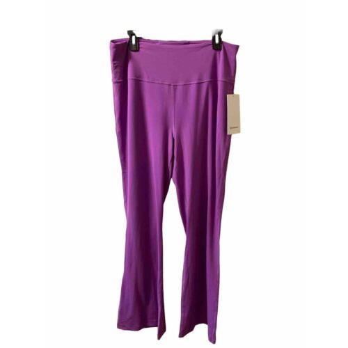 Lululemon Groove Pants Shr Flare Nulu Moonlit Magenta Purple Size 16