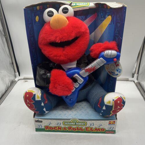 Rock Roll Singing Elmo Fischer-price 1998 Sesame Street-works-nib