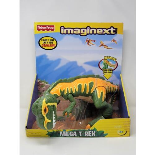2006 Mega T-rex Fisher-price Imaginext Large Electronic Toy - Nip
