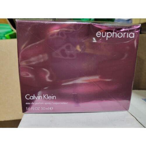 Euphoria by Calvin Klein Eau de Parfum Edp Spray Perfume For Women 1.7 Oz