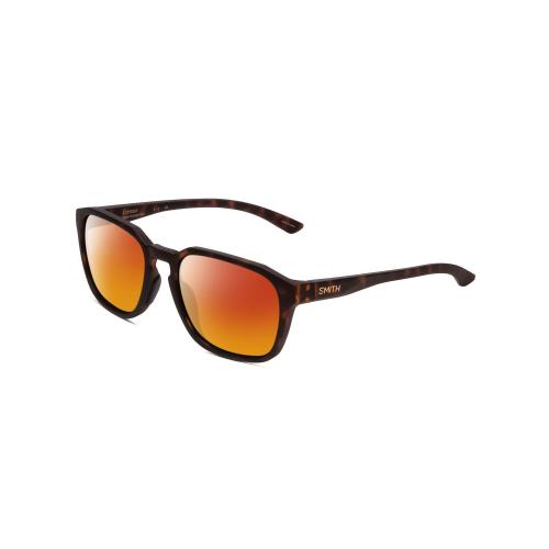 Smith Contour Unisex Square Polarized Sunglasses in Tortoise Gold 56mm 4 Options Red Mirror Polar