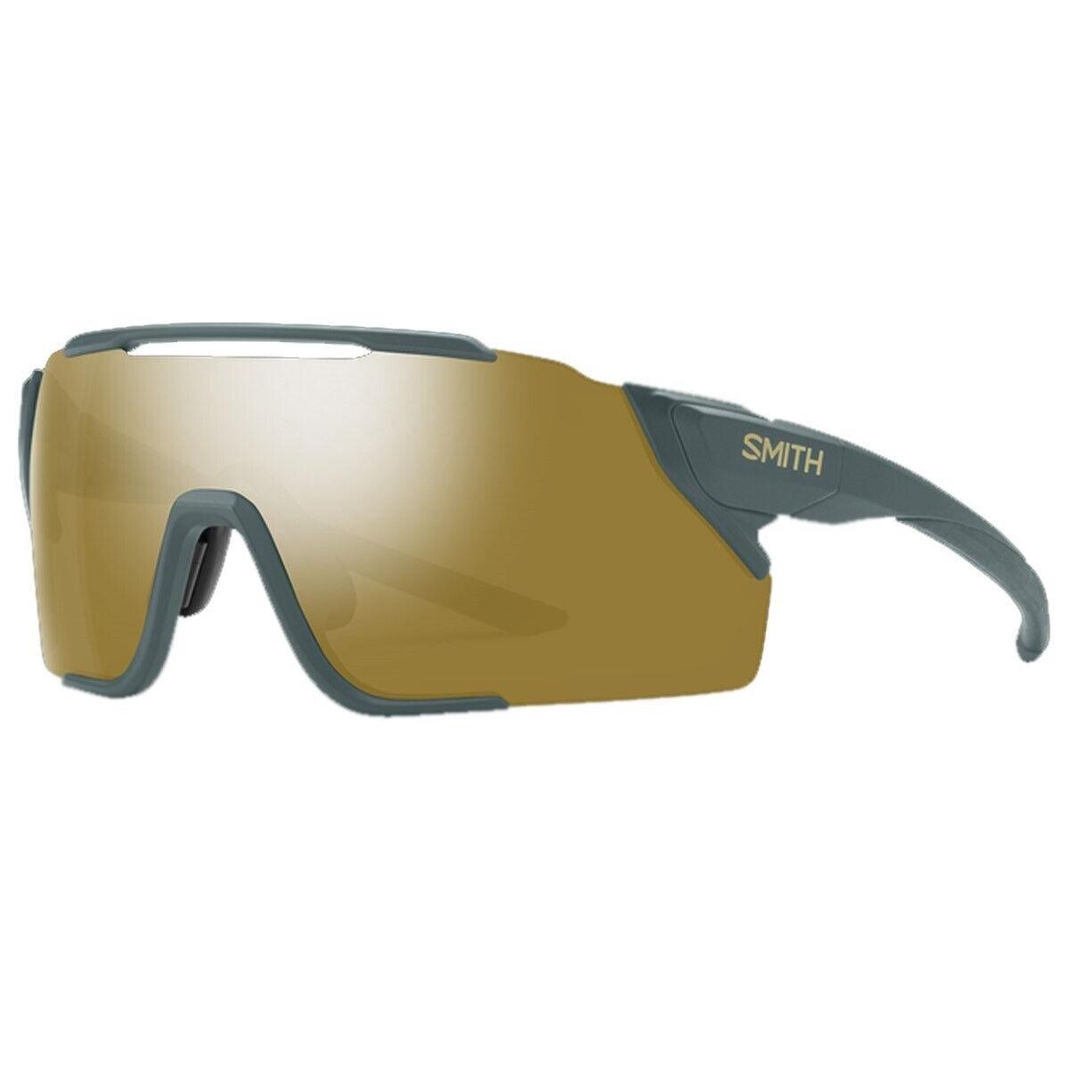 Smith Attack Mag Mtb Sunglasses Spruce Chromapop Bronze Mirror Lens +bonus Lens