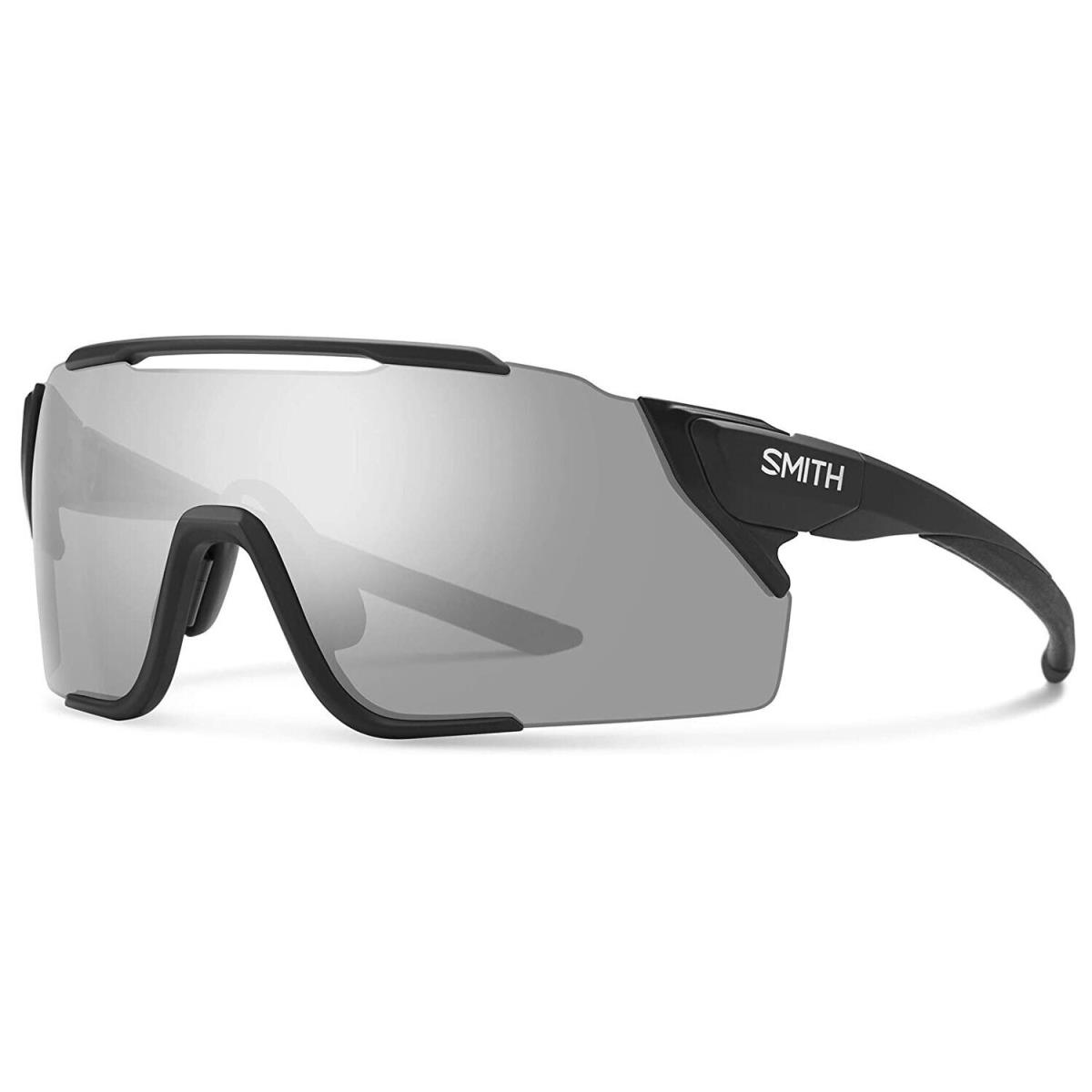 Smith Attack Mag Mtb Sunglasses Matte Black Chromapop Platinum Lens +bonus Lens